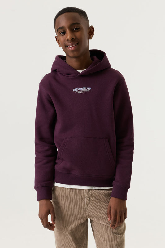 Garcia Jongens, Hoodie, Dark Maroon