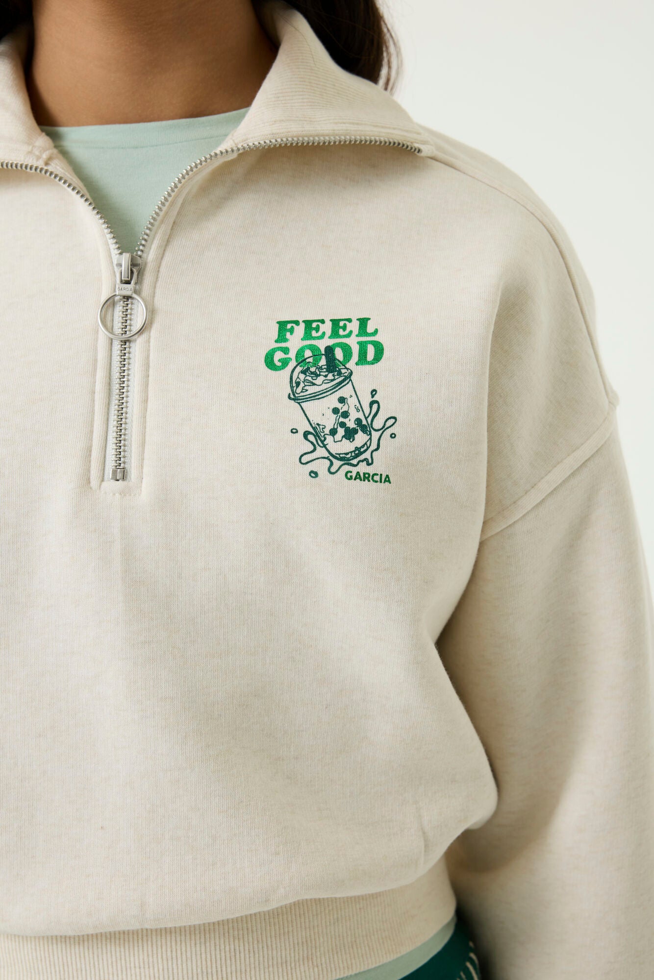 Garcia, Girls Sweater, Cream Melee