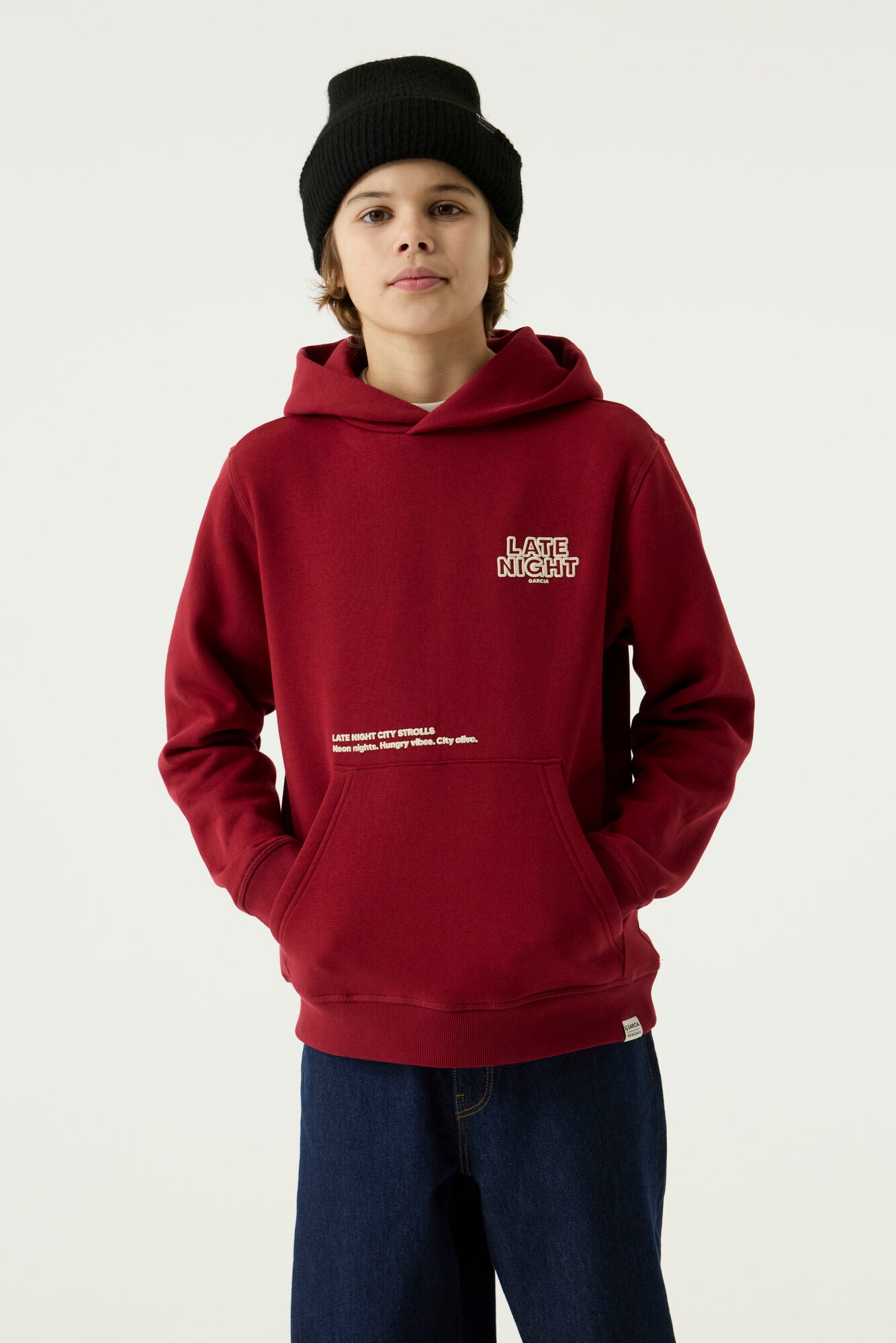 Garcia Jongens, Hoodie, Red Flame