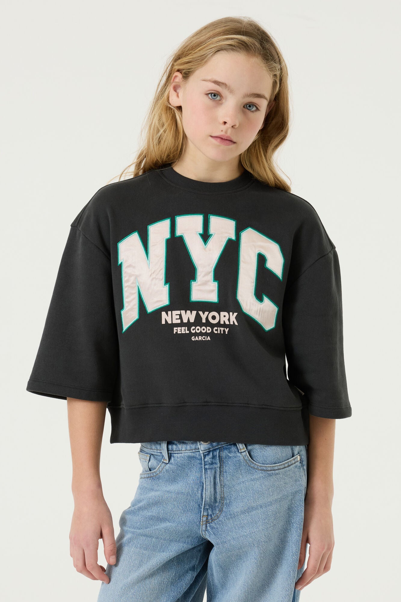 Garcia, Girls Sweater, Smokey Grey