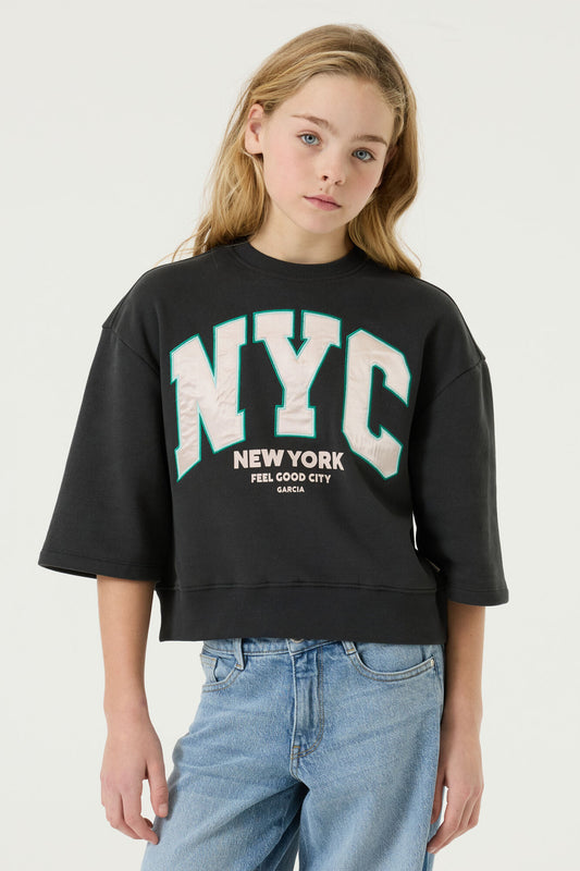 Garcia, Girls Sweater, Smokey Grey