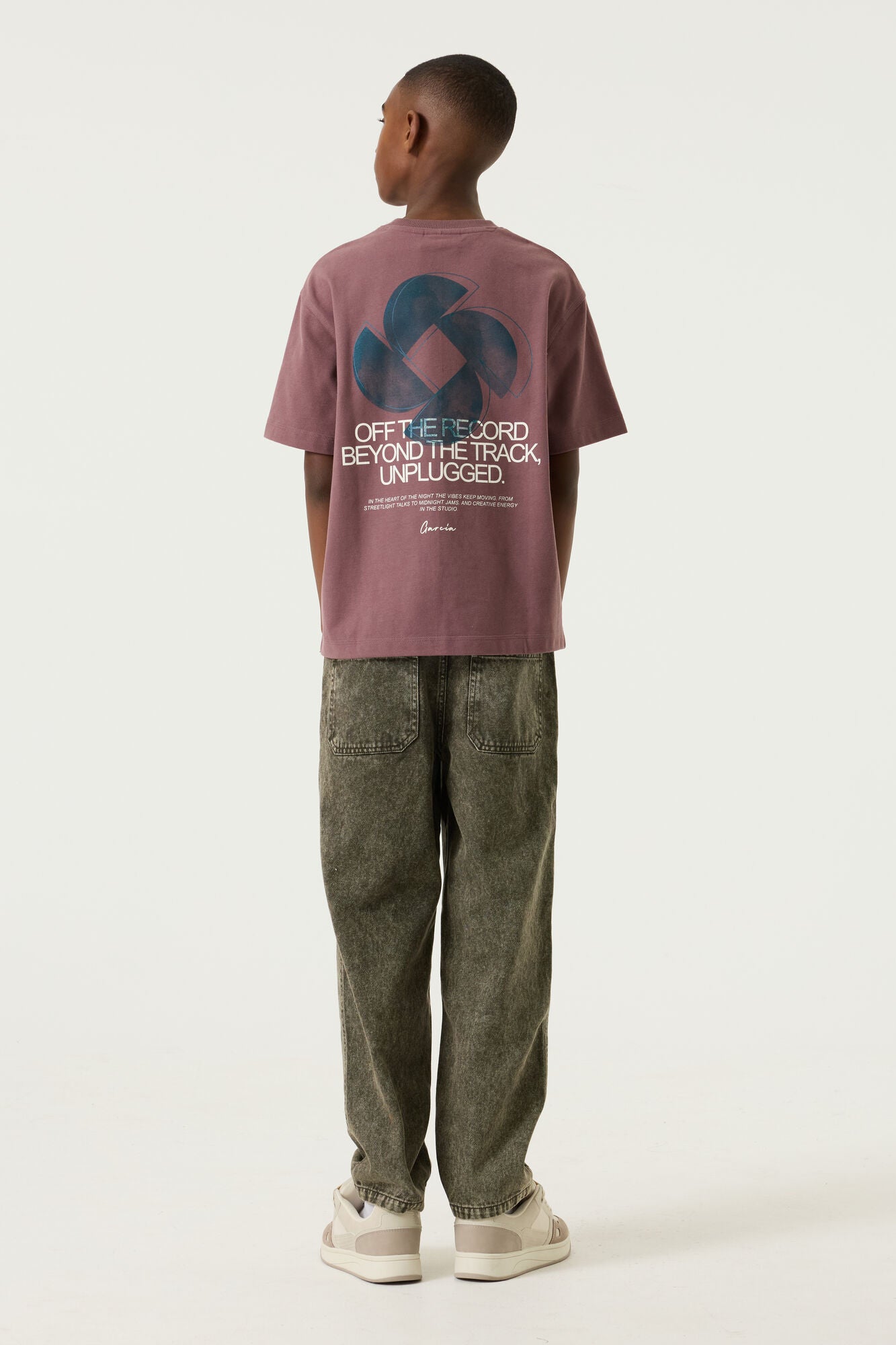 Garcia Jongens T-shirt, DUSK MAUVE