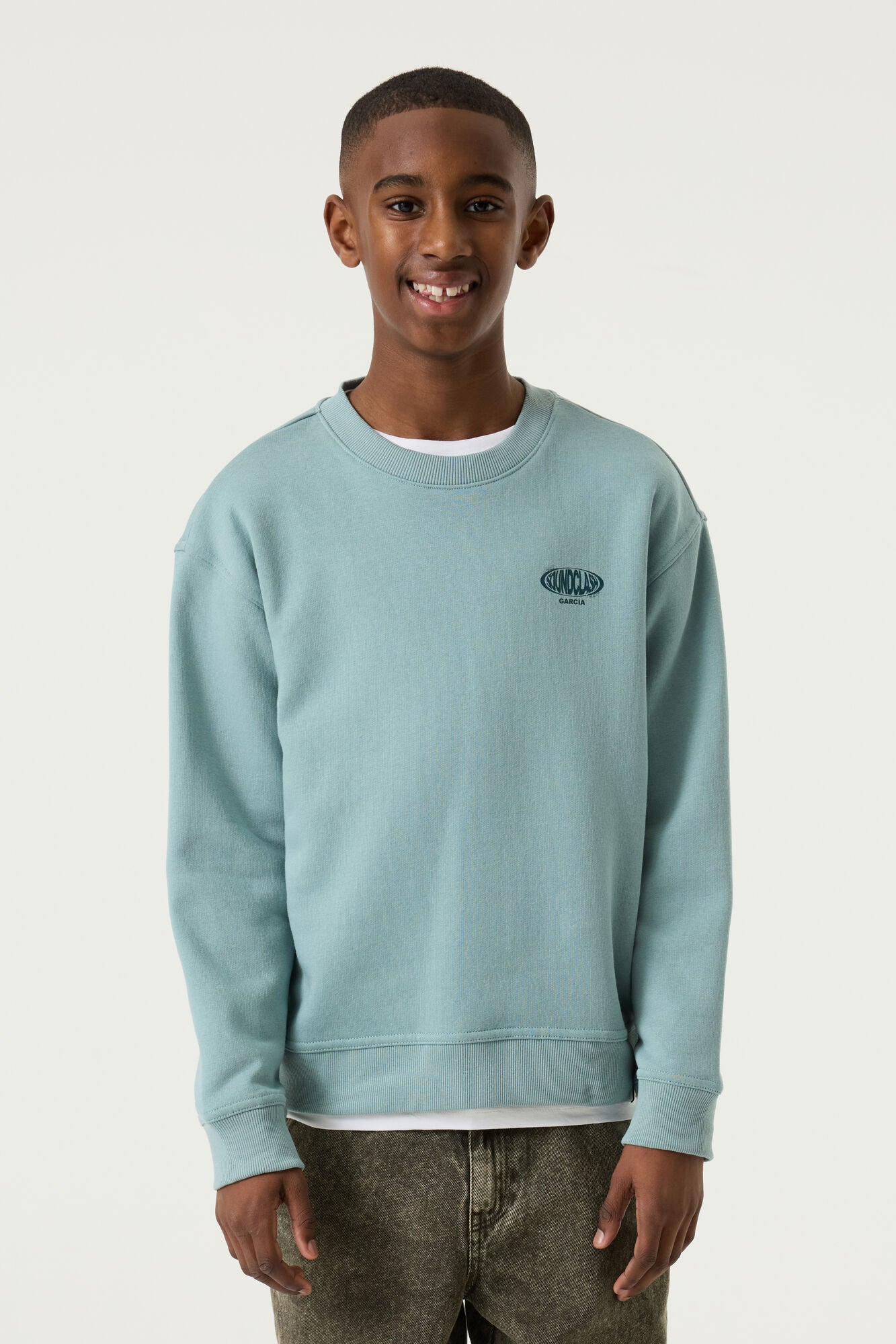 Garcia Jongens, Sweater, CELADON