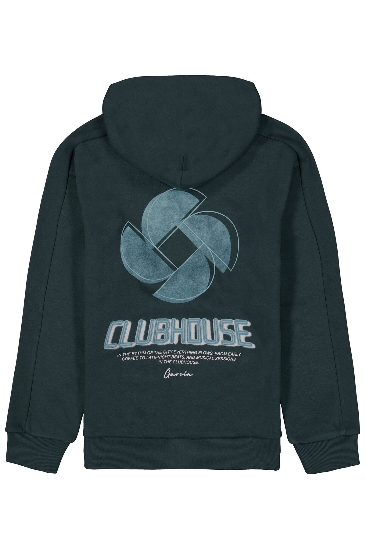 Garcia Jongens, Hoodie, JADED TEAL