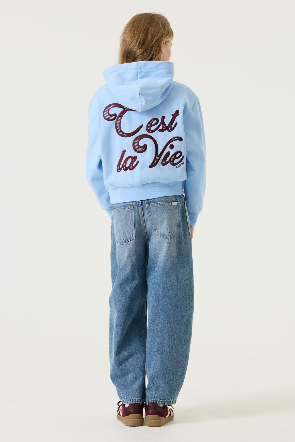 Garcia, Girls Hoodie, Alice Blue