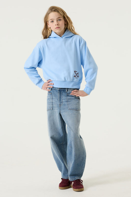 Garcia, Girls Hoodie, Alice Blue