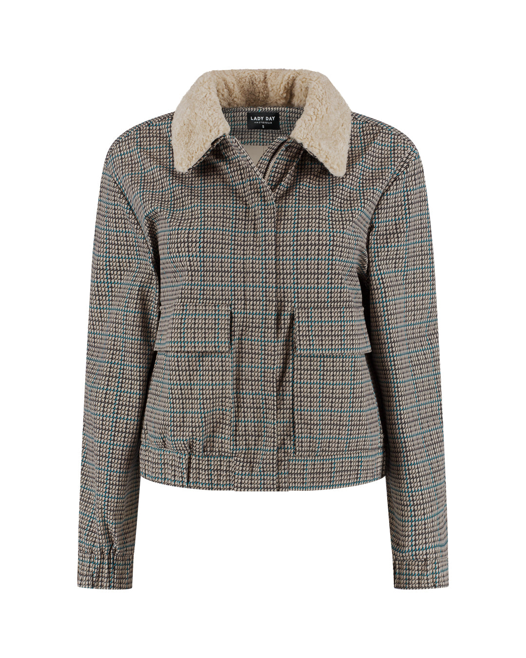 Lady Day Blazer, GEORGIA, Marin Check Print