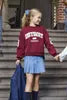 Kids Only Girls, Sweater, VICTORY, Cabernet Detroit/Cloud Dancer