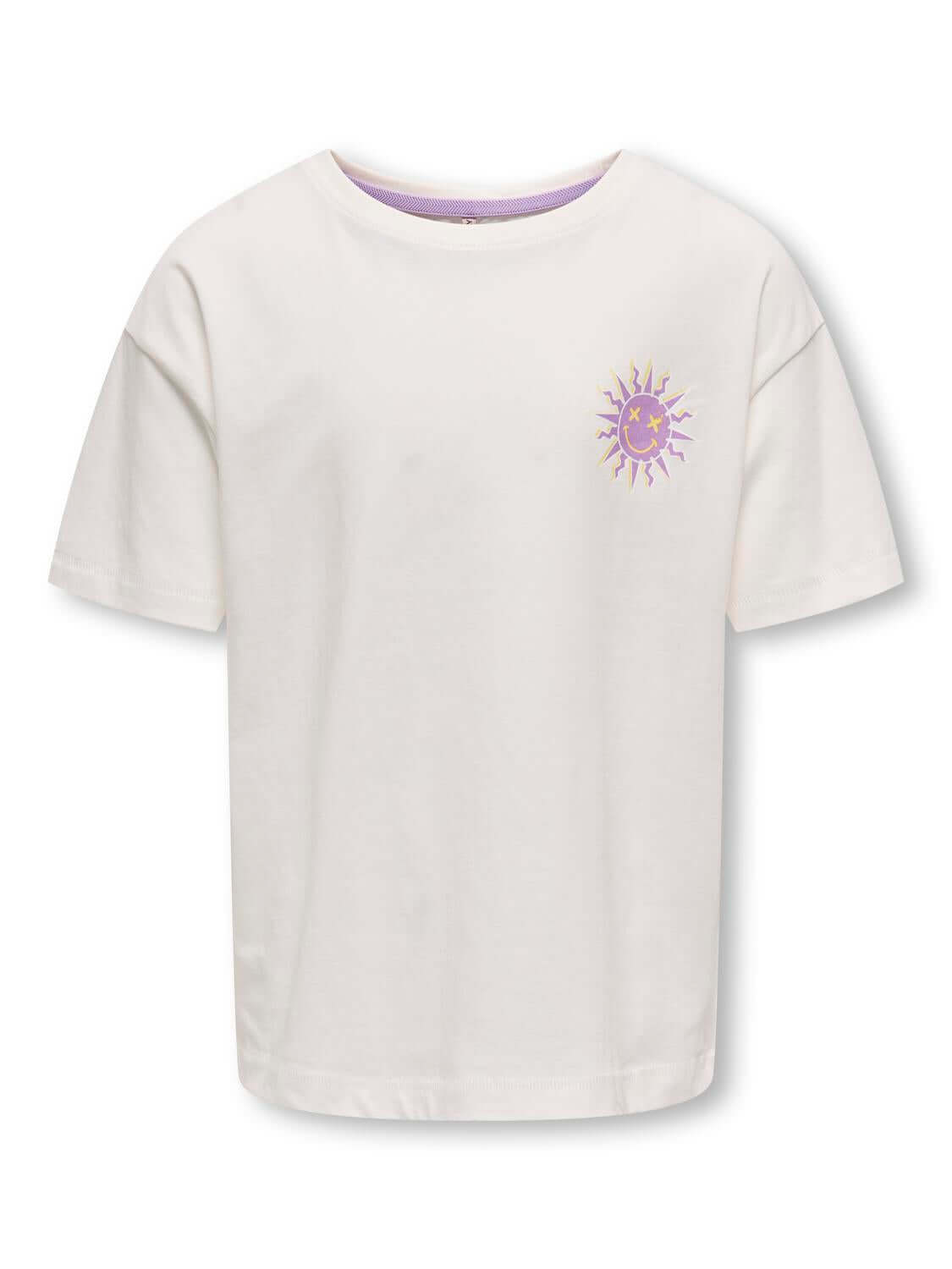 Kids Only Girls JOY O-Neck, White