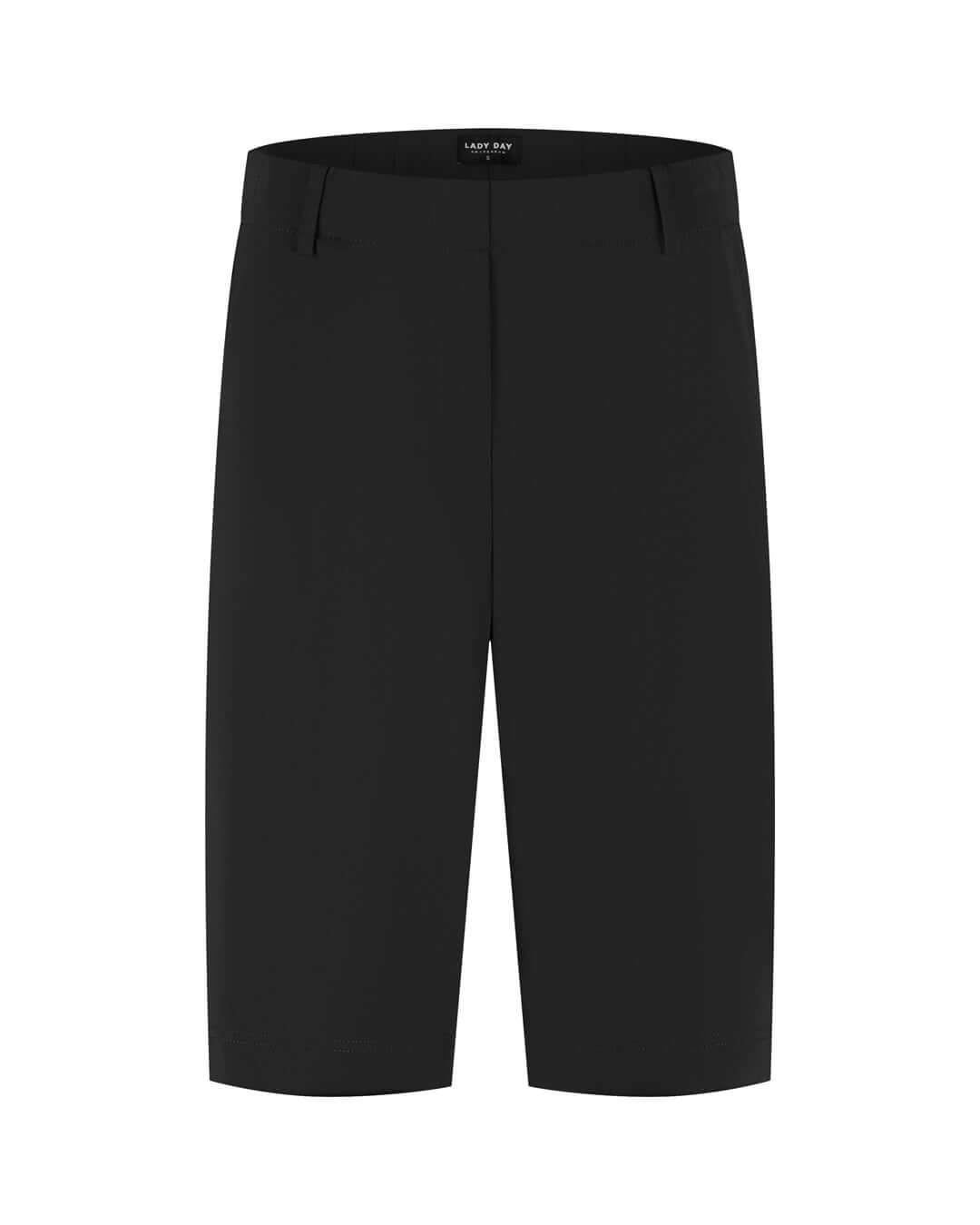 Tijdloze zwarte broek voor casual outfits van Lady Day, gemaakt van comfortabele travelstof.