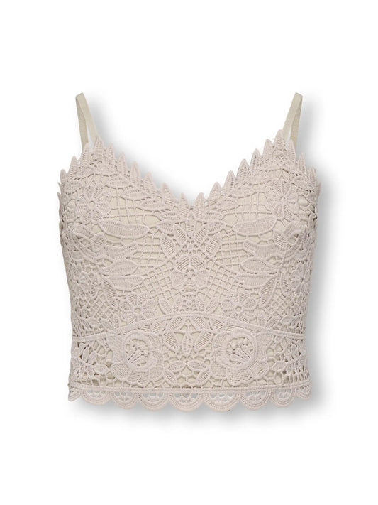 Kids Only Girls Top, HONEY Strap, Pumice Stone