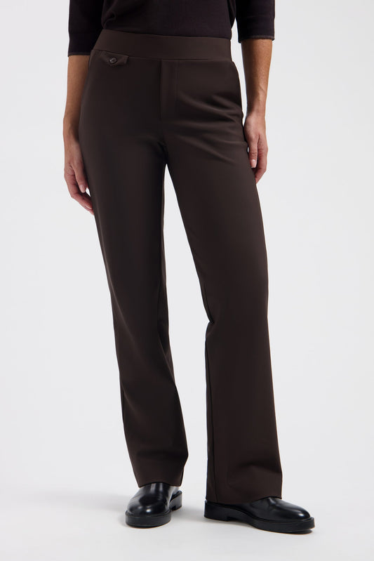 Lady Day Broek MILANA, Dark Brown