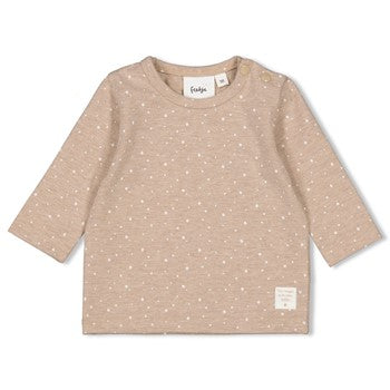 Feetje Longsleeve The Magic is in you, Taupe Melange