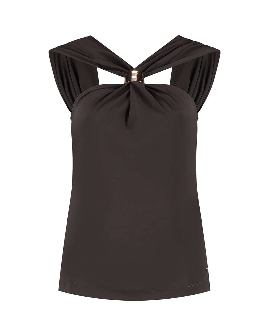 Lady Day Top NATALIE, Dark brown