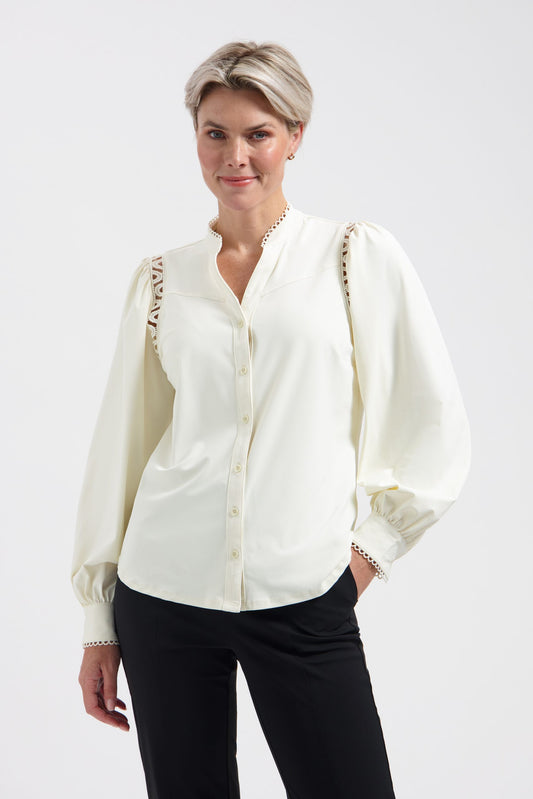 Lady Day Blouse TAMMY, Vanilla