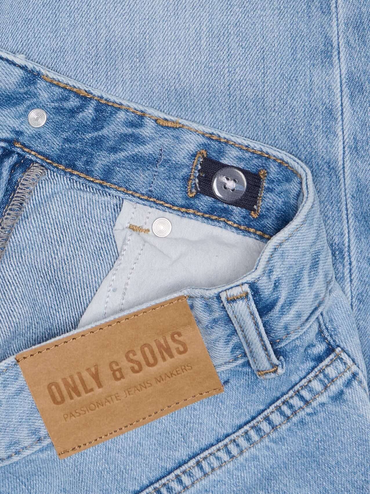 Kids Only Boys Jeans EDGE Straight, Light Blue Denim