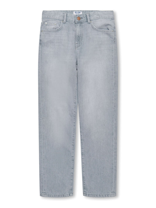 Kids Only Boys Jeans EDGE Straight, Light Grey Denim