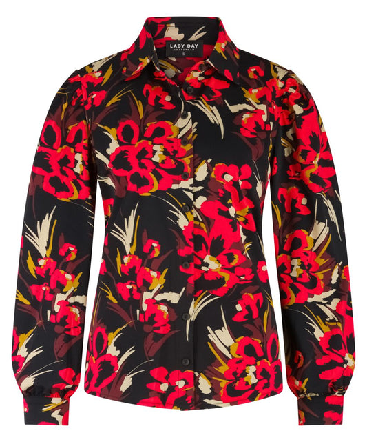 Lady Day Blouse, PHILLY, Flower print