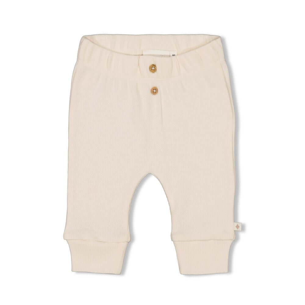 Feetje Broek Rib Cute Cookie, Off White