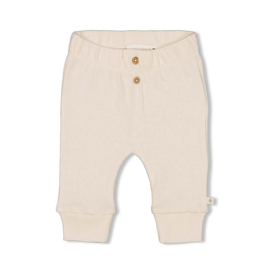 Feetje Broek Rib Cute Cookie, Off White