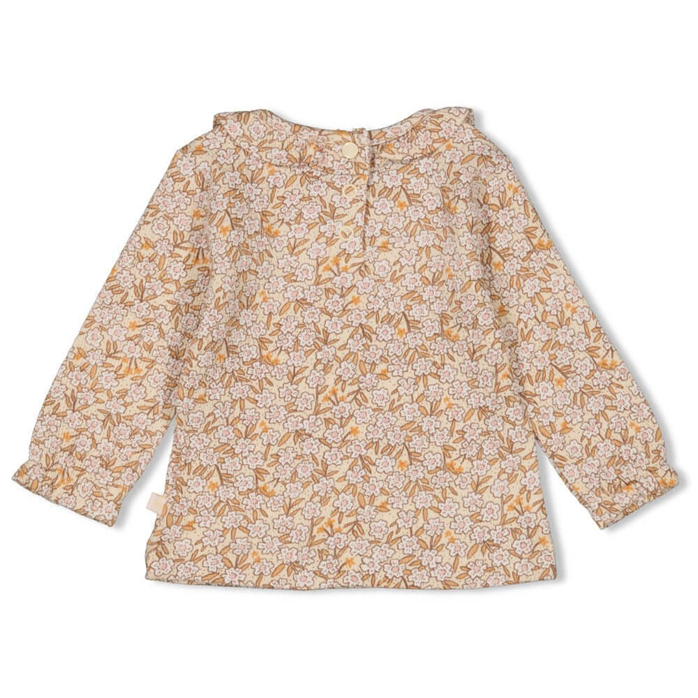 Feetje Longsleeve AOP Flower Field, Creme