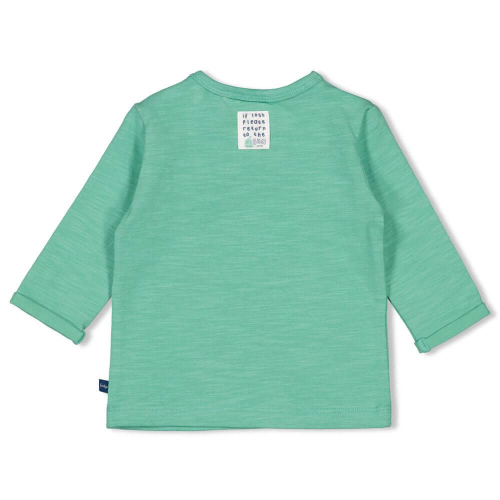 Feetje Jongens Longsleeve,Seaside Happiness , Groen