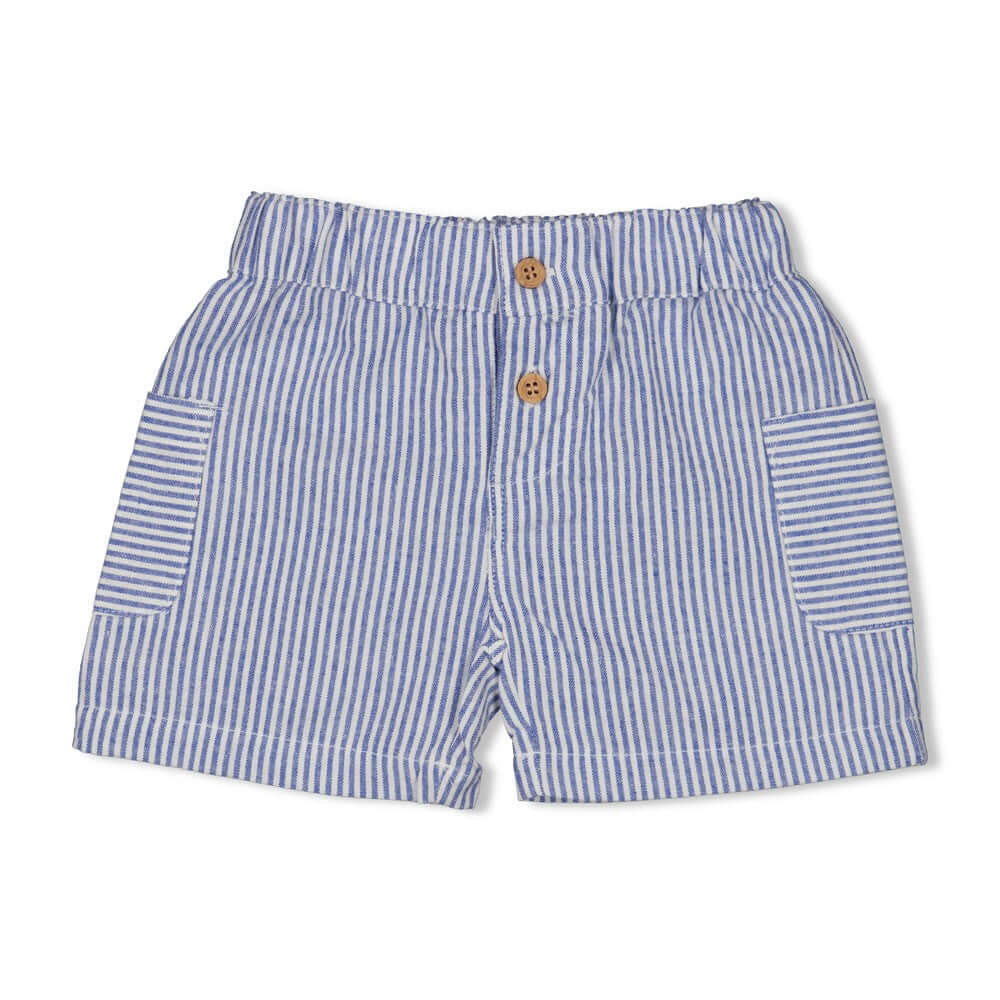 Feetje Jongens, Short streep chambray, Seaside Happiness, Shambray