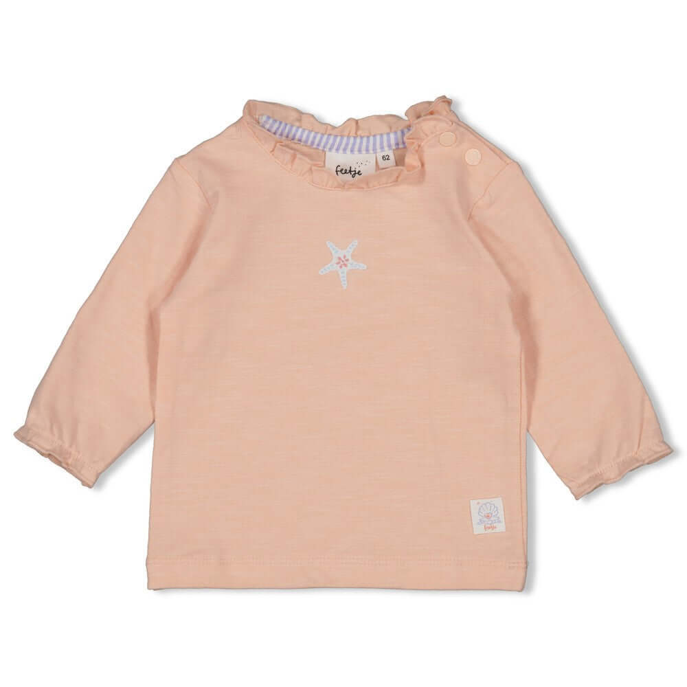 Feetje Meisjes Longsleeve, Seaside Happiness, Roze