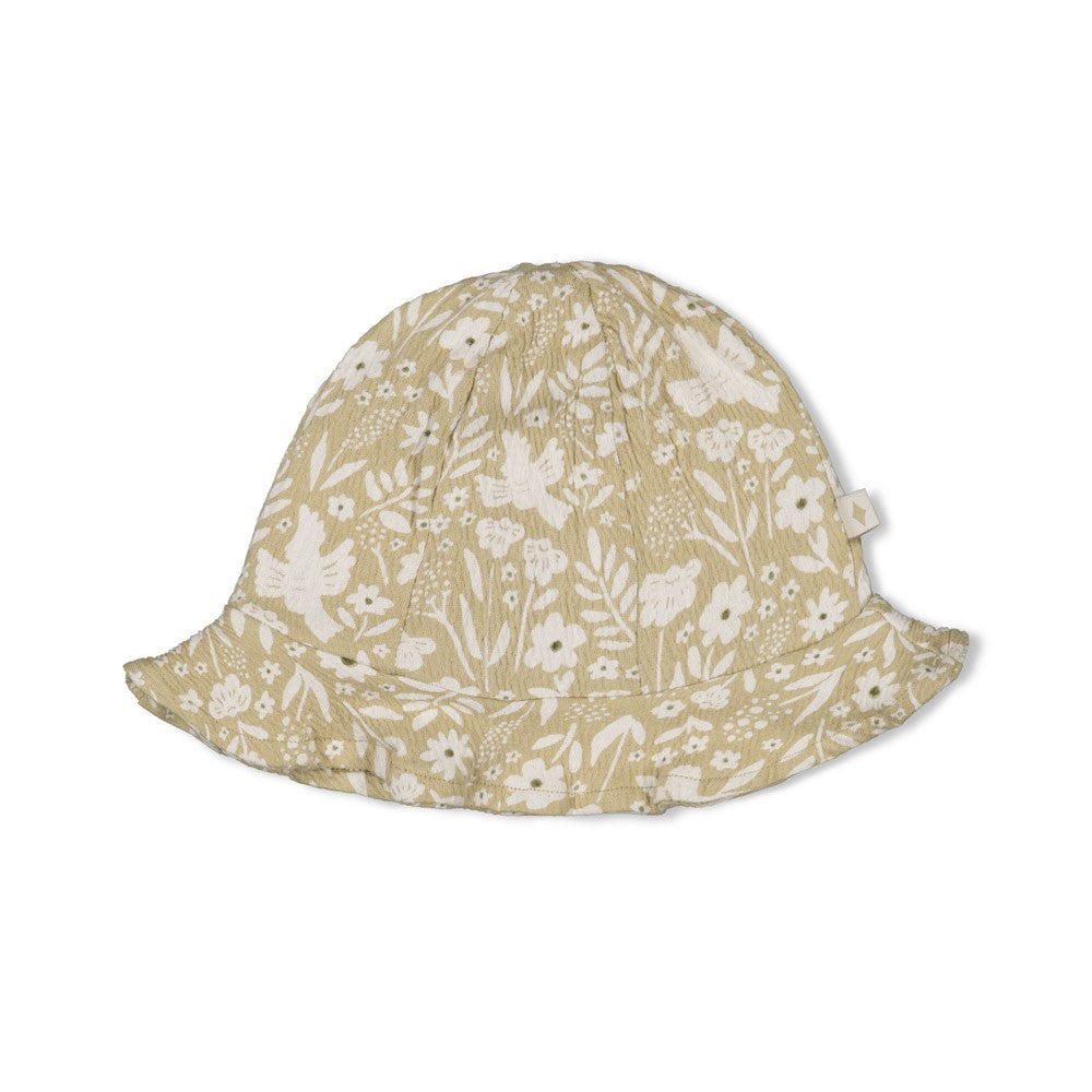 Feetje Meisje, Zonnehoed crinkle AOP, Let Your Dreams Blossom