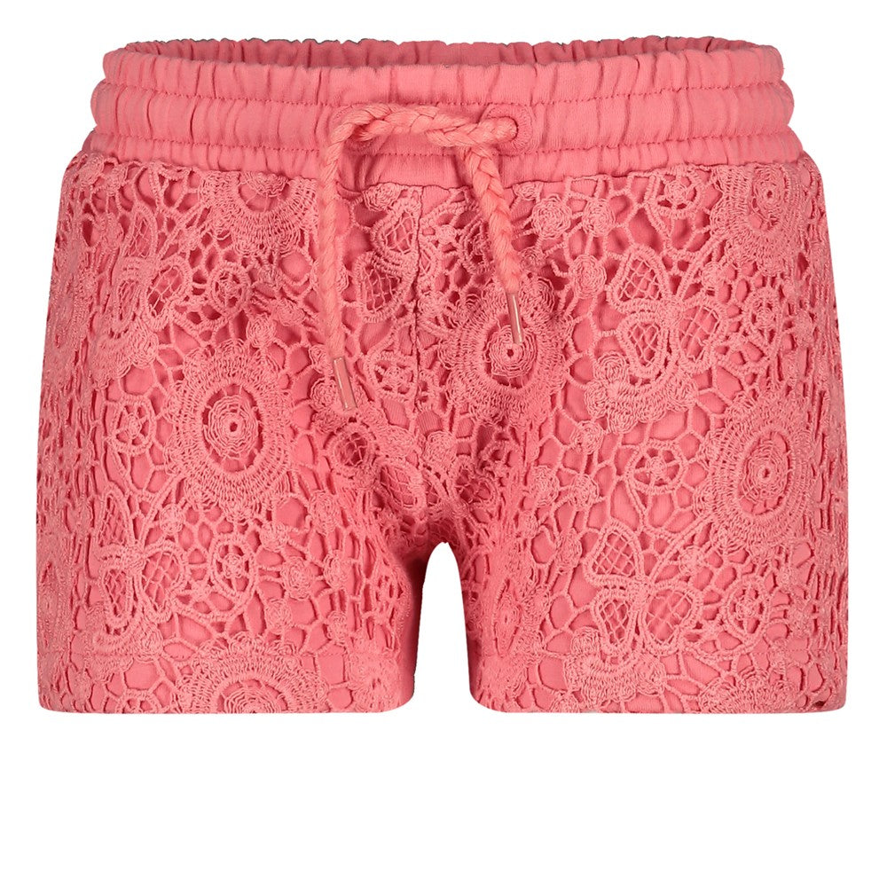 Jubel Meisjes, Short met crochetdetail - Salsa Sunset, Roze