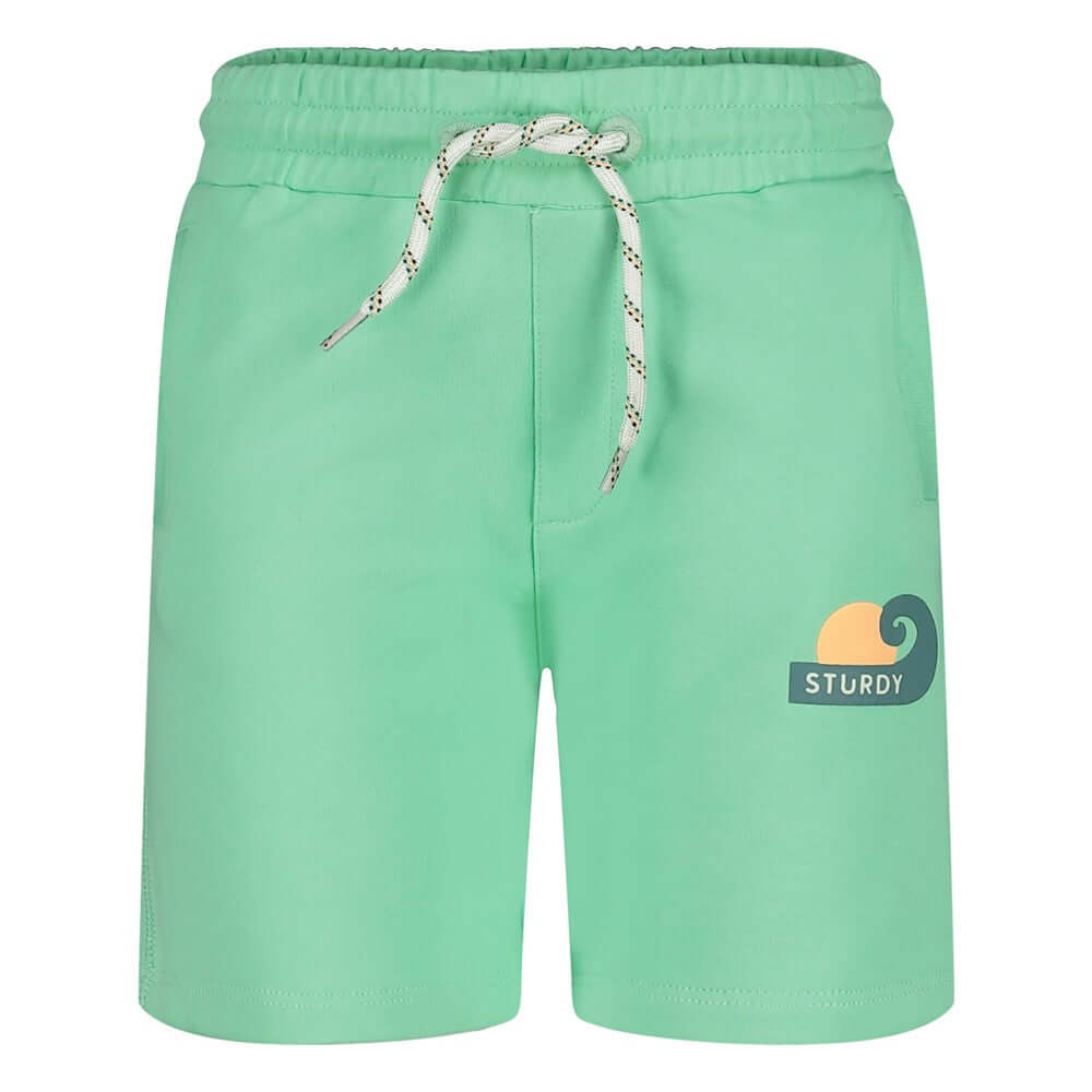 Sturdy Jongens Short, Lagoon Legends, Groen