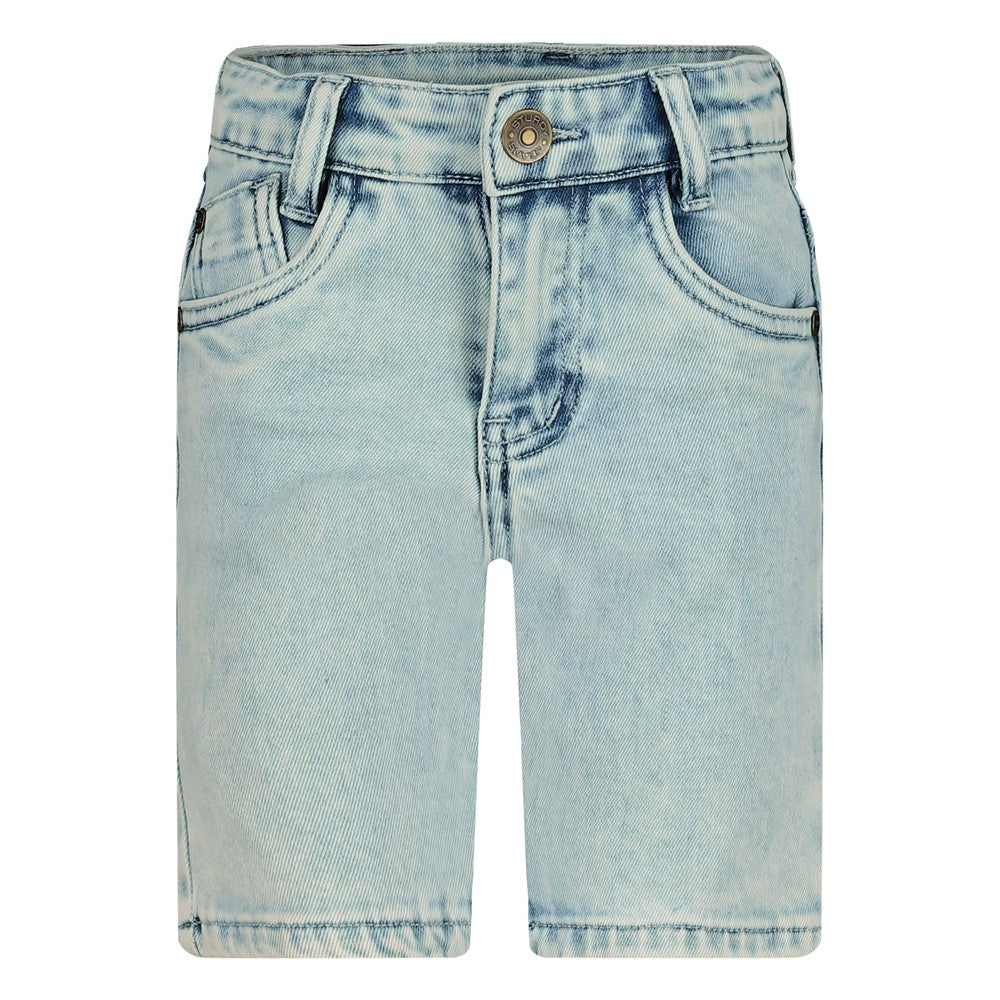 Sturdy Jongens Short denim,Summer Denims, Light Blue Denim