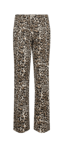 Freequent Broek ISADORA, Bootcut Printed Leo