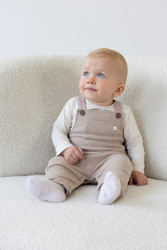 Feetje Baby Tuinbroek, The Magic is in You, Taupe Melange