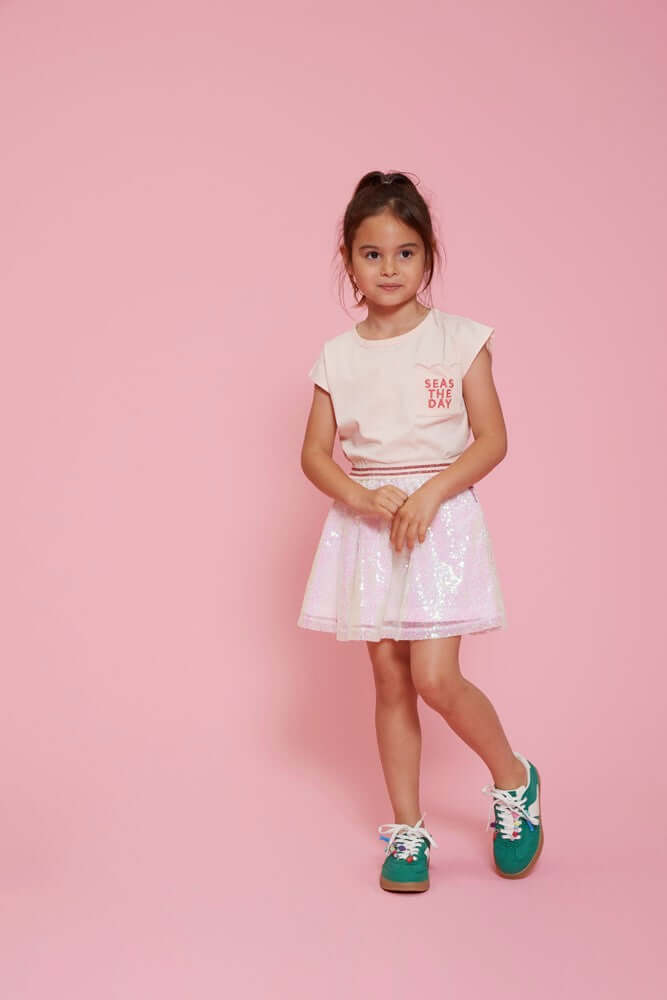 Jubel Meisje Pailetten rok Lazy Lagoon, Licht Roze