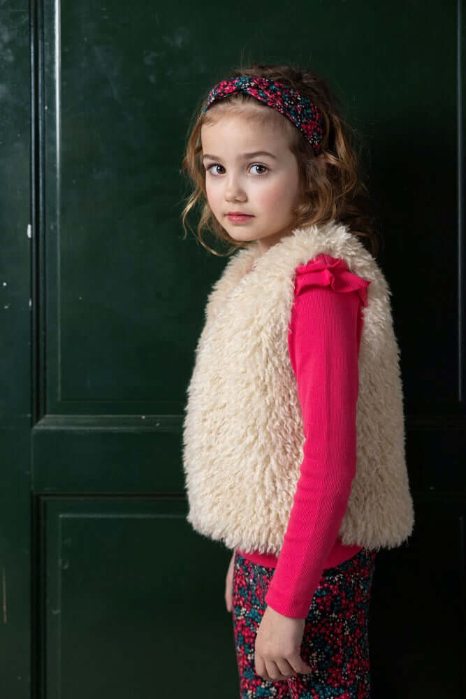 Jubel Gilet Suede look teddy Girls Club