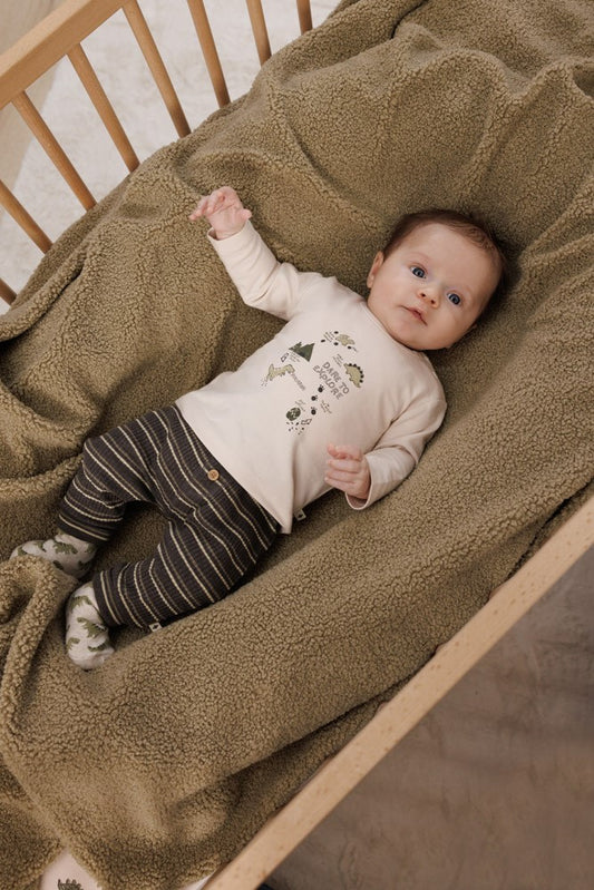 Feetje Broek Rib, RAWRSOM, Antraciet Melange