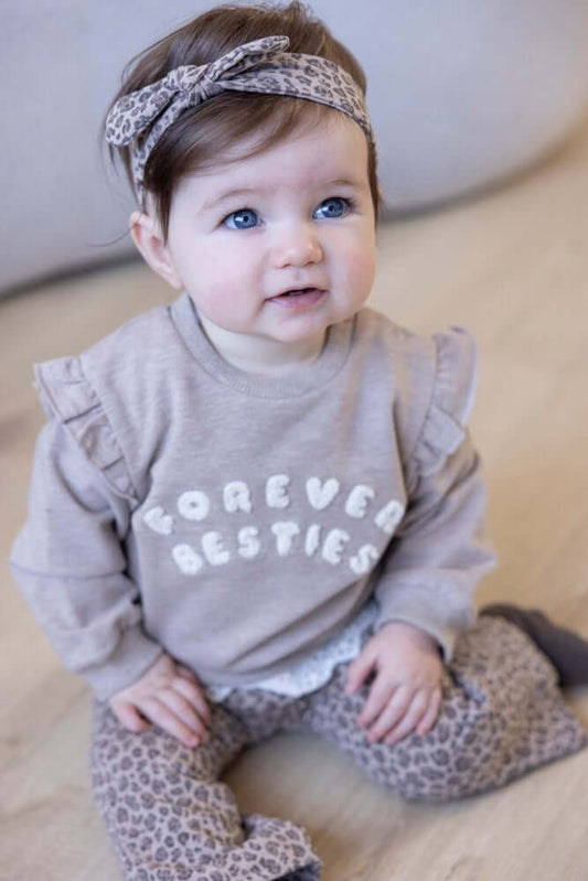 Feetje Sweater, BETTER TOGETHER, Taupe Melange