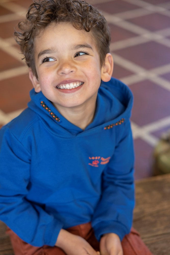 Sturdy Hoody, CHASING TRAILS, Blauw
