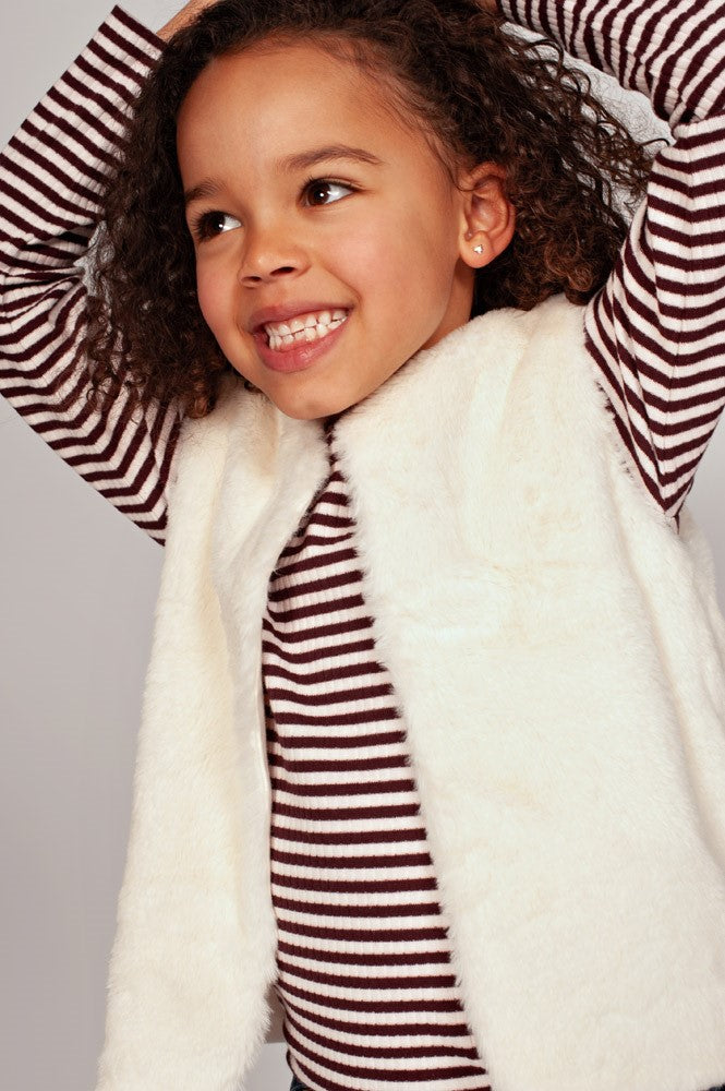 Jubel,Fake fur gilet - Daily Princess, Offwhite