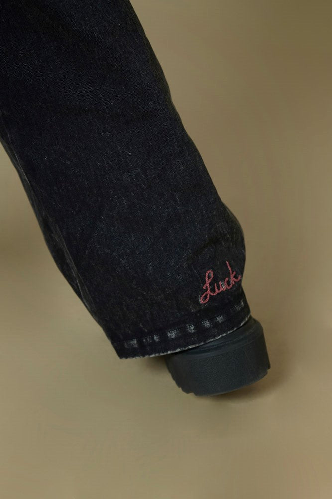 Jubel, Culotte Denim Look, QUEENS OF HEARTS,Antraciet