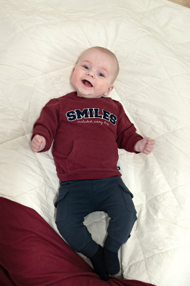 Feetje, Sweater - Built for Fun,Bordeaux