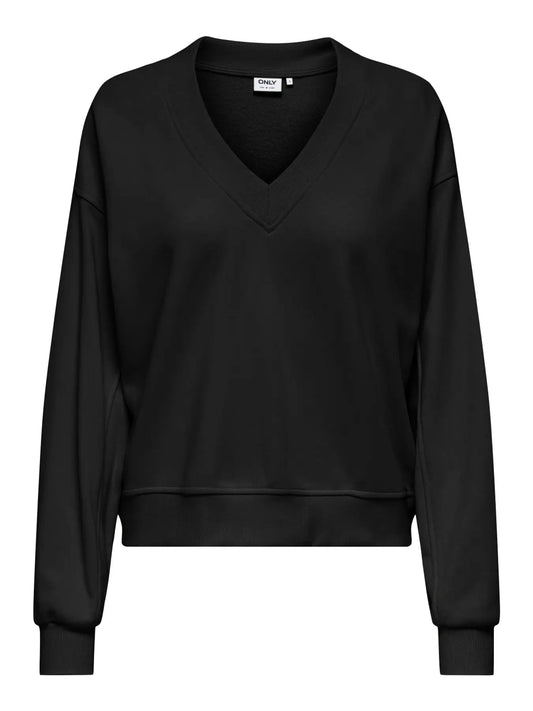 Only Sweater, BELLA, V-Neck, Black