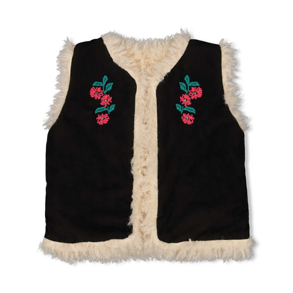 Jubel Gilet Suede look teddy Girls Club