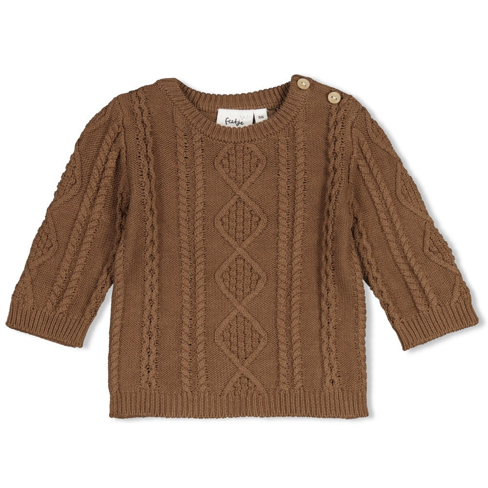 Feetje Sweater gebreid cable-knit - The Knits