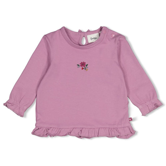 Feetje,Longsleeve ruches - Afternoon Tea, Lila