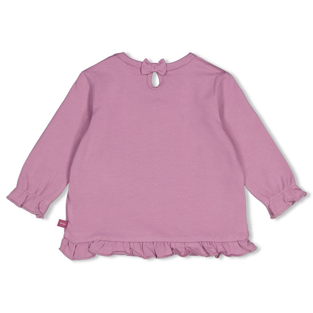 Feetje,Longsleeve ruches - Afternoon Tea, Lila