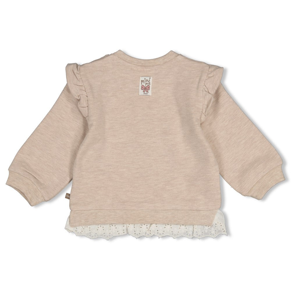 Feetje, Sweater - Dress to Impress,Taupe melange