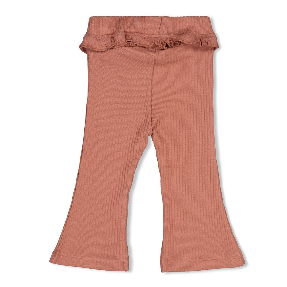 Feetje, Flare broek rib - Dress to Impress,Mauve