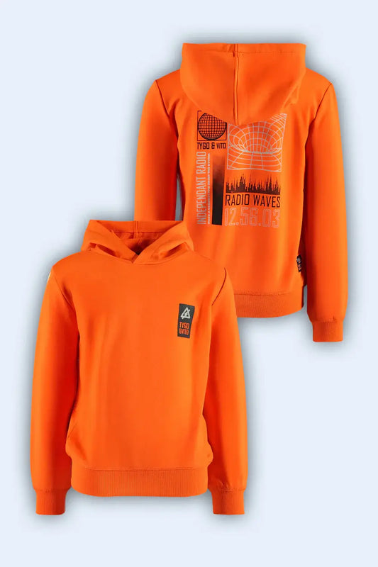 Tygo & vito Hoodie HANK, Orange Clownfish